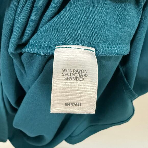 J. Jill Wearever Collection Womens Dress Short Sleeve Knee Length Jersey Stretch - Picture 7 of 7